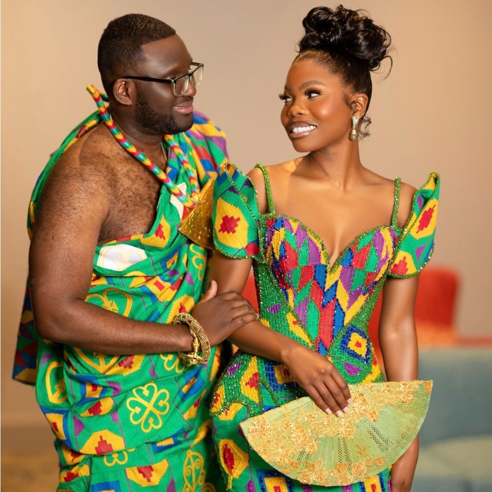 Colorful Traditional African Attire. Own a piece of Ghana luxury 🔥